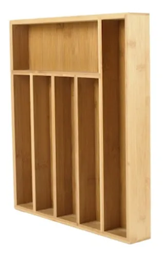 Organizador de cubiertos bambu sales