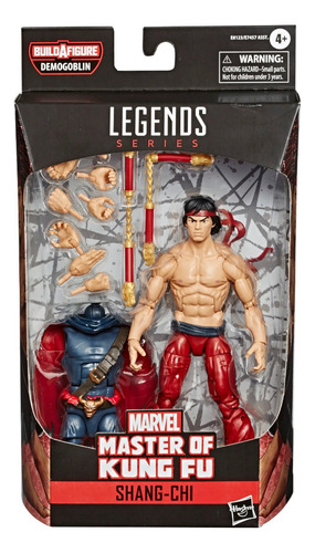 Figura De Acción Marvel Legends Series Shang Chi +3