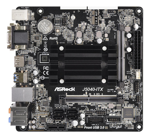 Tarjeta Madre Asrock J5040-itx Pentium J5040 Ddr4 Mini Itx