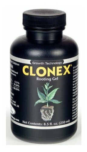 Clonex Rooting Gel 250ml Clonacion Cultivo Planta W01