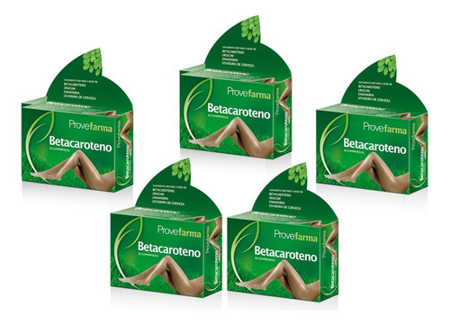 Poweza Five Pack Betacaroteno Bronceado Total X 5 Cajas!!