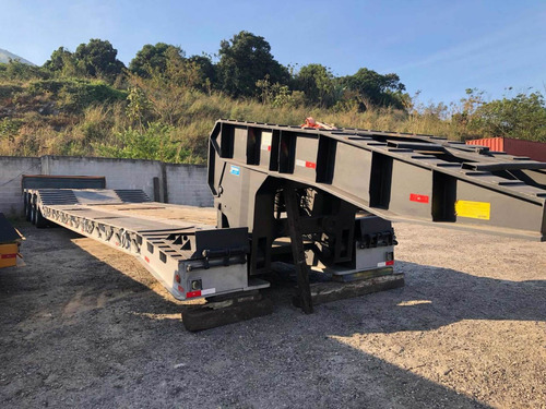 Carreta Prancha Pescoço Removível 3 Eixos