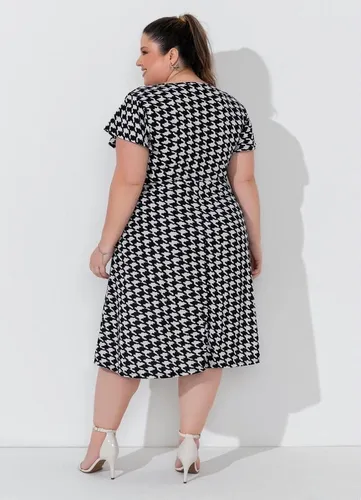 Vestido transpassado cheap para gordinhas