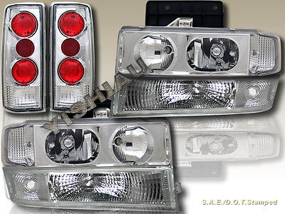 1995-2005 Chevy Astro Van Headlights + Bumper Signal Lig Zzh