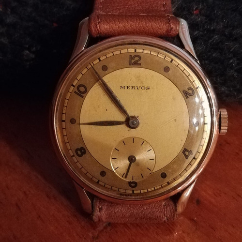 Reloj  Mervos Golden ( As1130 Blanca ) Unico Swiss Coleccion