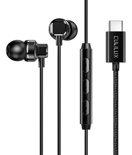 Cubilux Usb C Headphones Dac] Tipo C Auriculares Con Con Tab