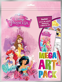 Libro Disney Mega Art Pack Disney Princesa De Disney Dcl