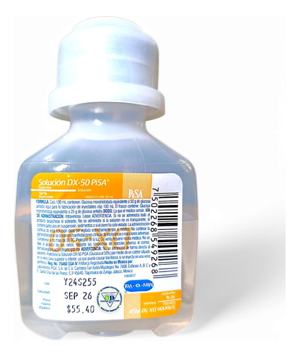 Solución Dx-50 Pisa Frasco Minioval 50 Ml