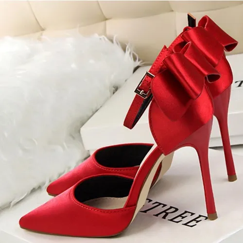 Alta Calidad Tacones Elegantes Fiesta De Mujer De 10cm