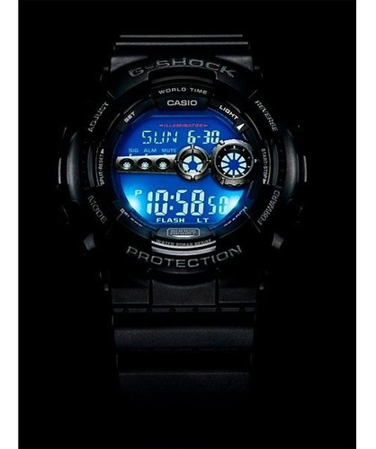 Relógio Casio G-shock Gd-100-1bdr Resistente A Choques Nf