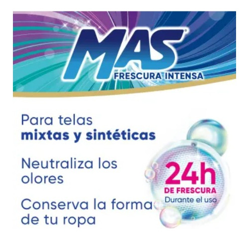 Detergente Líquido Mas Cuidado Y Frescura 10 Lt Biodegradabl