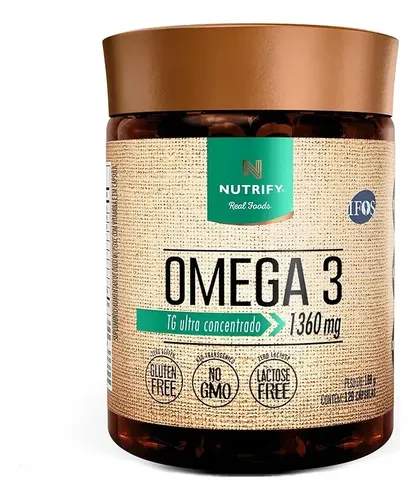 Ômega 3 TG 1360mg Ultra Concentrado 60 cápsulas Nutrify