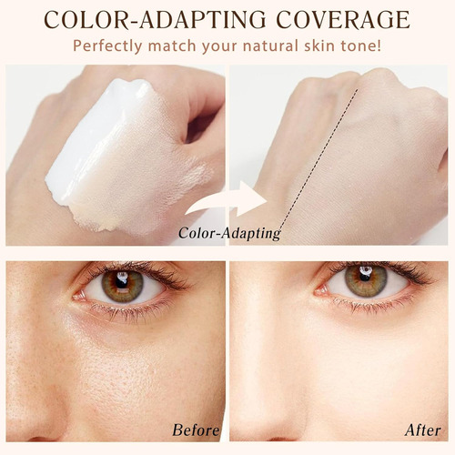 Base De Maquillaje 4 En 1: Fps 50+, Color Cambiante, Correct