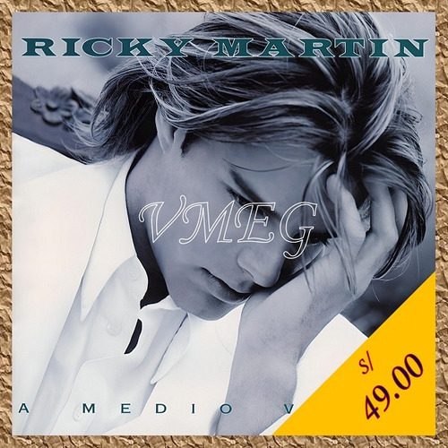 Vmeg Cd Ricky Martin 1995 A Medio Vivir