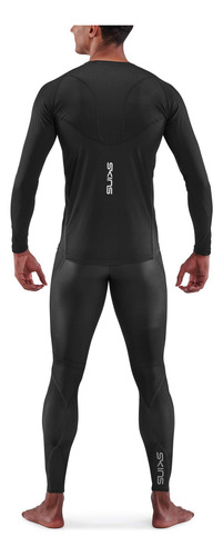 Active Top Skins Series-3 De Manga Larga Para Hombre, Color