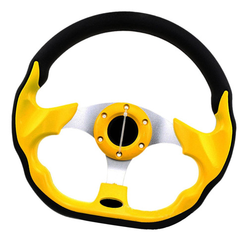 Volante A Para Carreras Deportivas De Coche, Amarillo