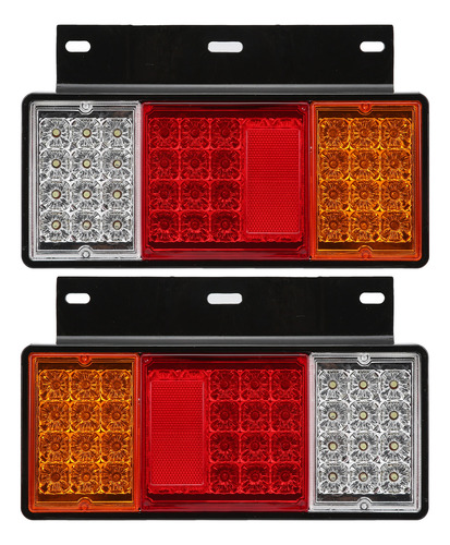 Par De Luces Traseras 12 V 44 Led Para Isuzu Elf Truck