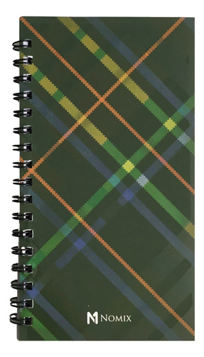 130 Libretas Chicas Anilladas T/f Rayada (8,5x16cm) Multicolor