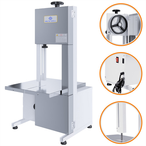 Serra Fita Bancada Mesa Inox Maquina Cortar Carne 1,46 1/3cv