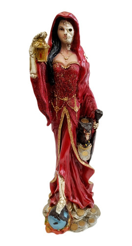 Santa Muerte Encarnada 55cm Preparada - La Niña Blanca
