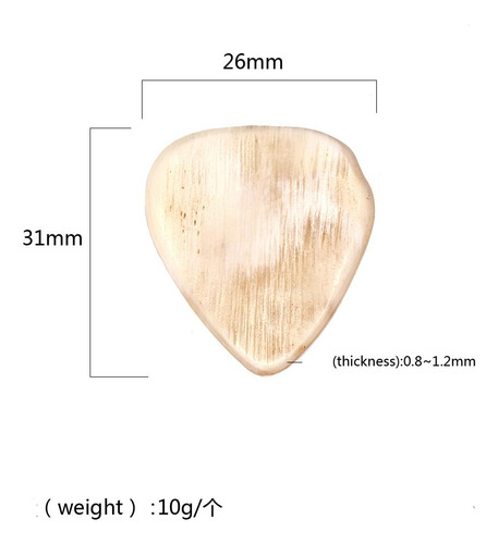 8pcs Púas Musicales De Para Guitarra De Tamaños