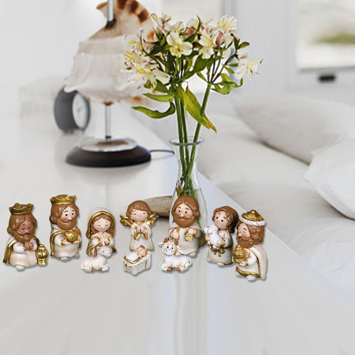 2025 Figuras De Pesebre Miniaturas Decoración Religiosa Y