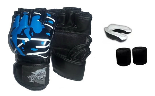 Guantes Mma Profesionales+venda+bucal, Kick Boxing,boxeo