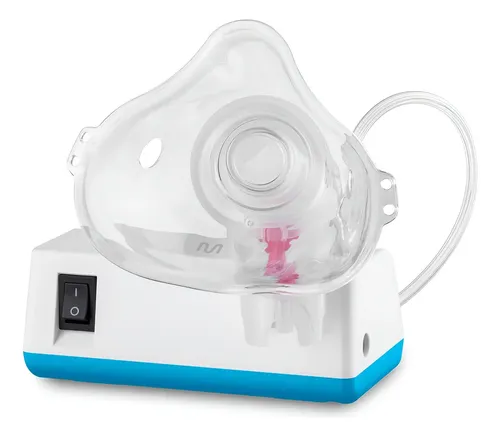 Inalador Compressor Bivolt Silencioso Multilaser Saúde Branco HC697E