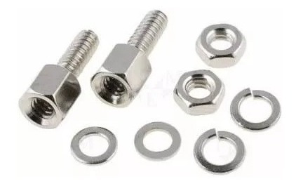 Parafusos Conector Db9, Db15 12mm Kit Retenção - 10 Kits