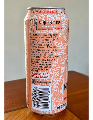 Energético Monster Energy Ultra Peachy Keen 500ml