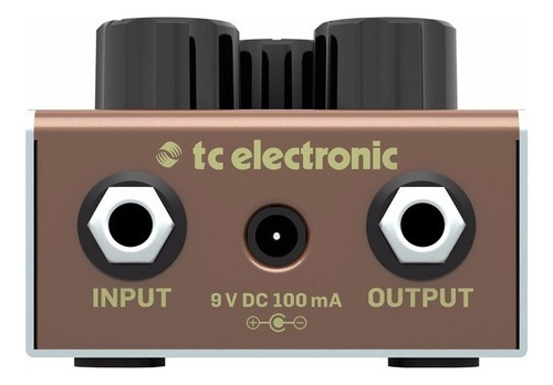 Tc Electronic Echobrain Analog Delay Pedal Guitarra Color Marrón Oscuro