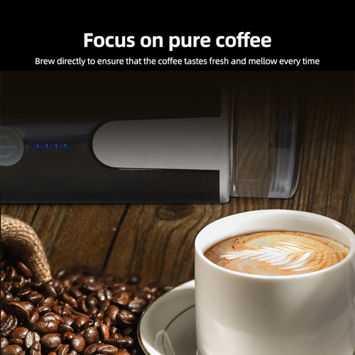 Máquina De Café Espresso Eléctrica Portátil De 6 Onzas - Aut