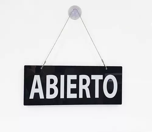 CARTEL ABIERTO/CERRADO