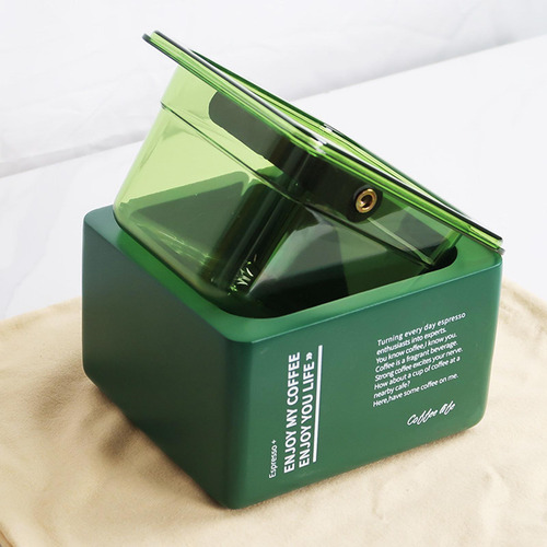 Recipiente Para Desechos De Café, Solución S Verde