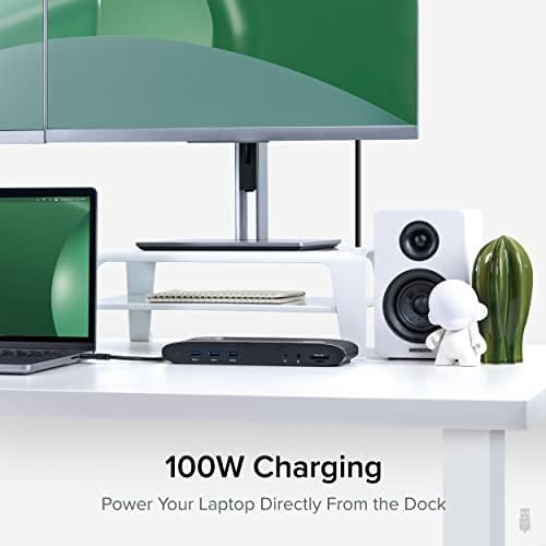 Estación De Acoplamiento Usb C 13 En 1 Enchufable, Monitor D