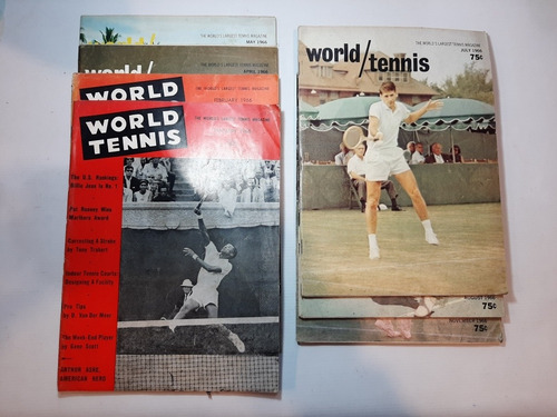 Antigua Revista World Tennis 1966 Lote X 7 Ro 1728