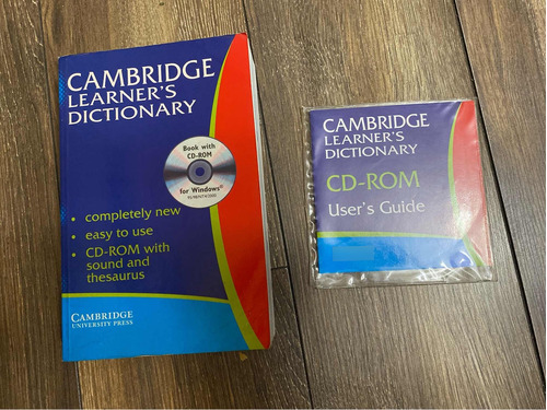 Cambridge Learners Dictionary With Cd-rom Igual A Nuevo