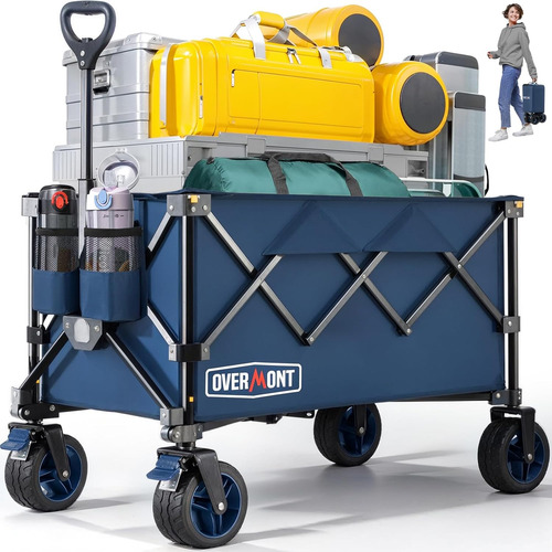 Carrito Plegable Ultracompacto De 150 Litros Con Ruedas Todo