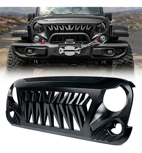 Rejilla Frontal Venom Para Jeep Rubicon Sahara Sport