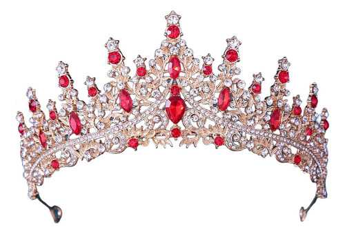 Corona De Reina Corona De Princesa Joyas Para El Rojo