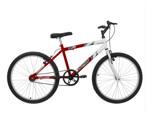 Bicicleta Bike Aro 24 Masculina E Feminina Bicolor S/ Marcha