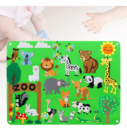 Juguete Educativo De Aprendizaje De Tablero Ocupado Animal