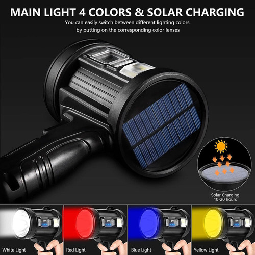 Linterna De Mano Led Spot Light Foco 90000 Lúmenes