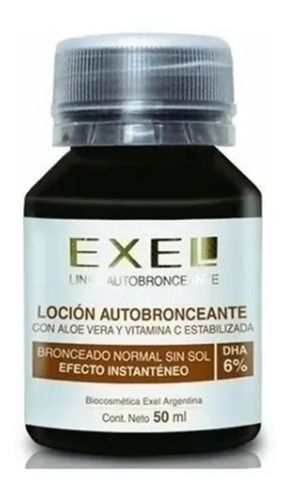 Locion Autobronceante Inst. 6% Color Bronceado Exel X 50 Ml