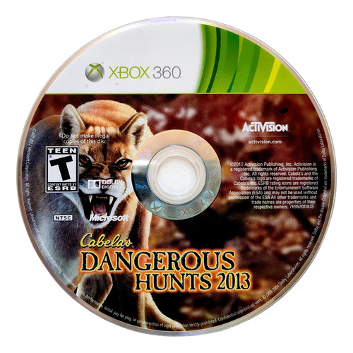 Cabela's Dangerous Hunts 2013 Xbox 360 (Reacondicionado)