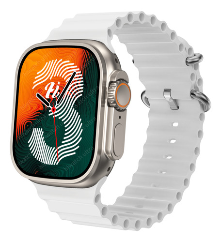 Smart Watch Mvp-110 Ultra 3 Para Iphone Y Android Hk10 S10 Plateado Gris