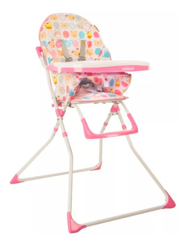 Silla De Comer Bebe Hc15 Infanti Doble Bandeja Babymovil