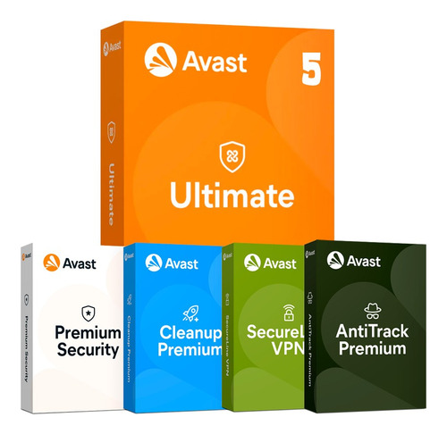 Antivirus Avast Ultimate | 5 Dispositivos | Global