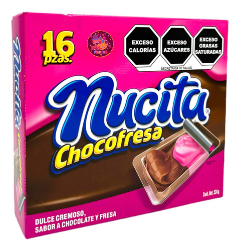 Nucita Chocolate Sabor Choco-fresa Dulce 16 Piezas 