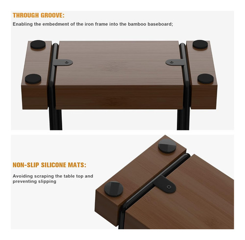 Servilletero Para Mesa Para Toda La Cocina Estilo Rustico Black & Brown